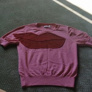 alice +olivia wool shirt